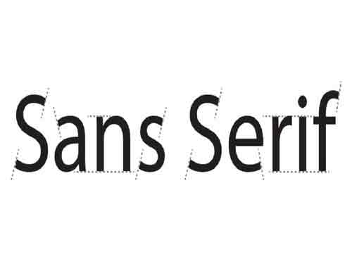 فونت Sans Serif