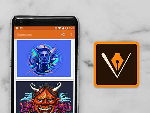 نرم افزار طراحی لوگو با گوشی Adobe Illustrator Draw&nbsp;