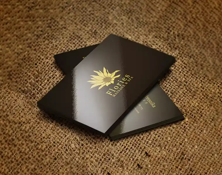 چاپ ارزان کارت ویزیت سلفون براق در تیراژ بالا با چاپ افست